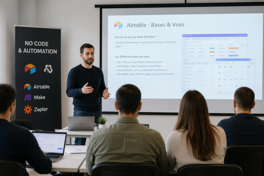 formation airtable no code et automatisation